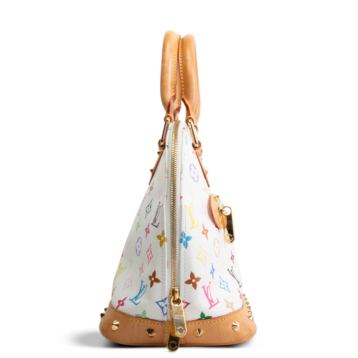 LOUIS VUITTON Vintage Multicolore Alma - White