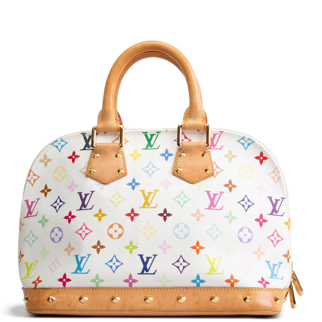LOUIS VUITTON Vintage Multicolore Alma - White