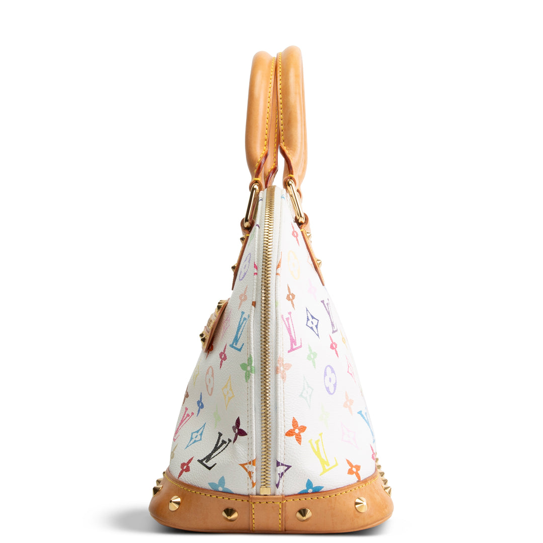 LOUIS VUITTON Vintage Multicolore Alma - White