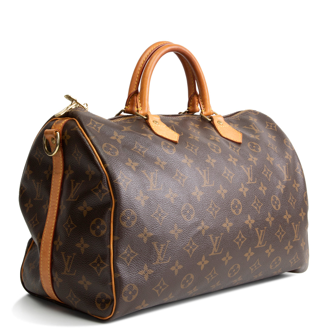 LOUIS VUITTON Monogram Speedy Bandouliere 35