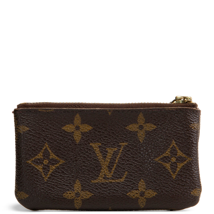LOUIS VUITTON Vintage Monogram Key Pouch OUTLET FINAL SALE