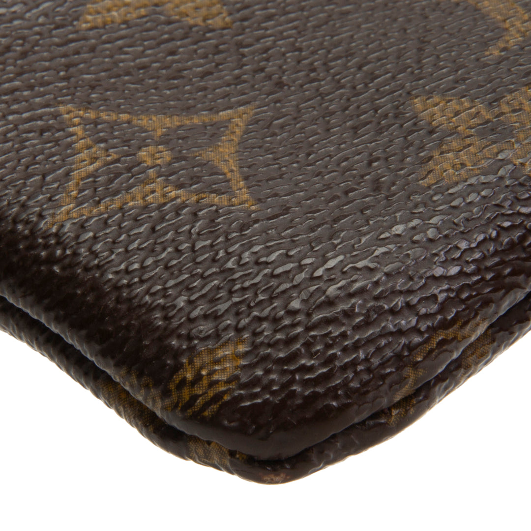 LOUIS VUITTON Vintage Monogram Key Pouch OUTLET FINAL SALE