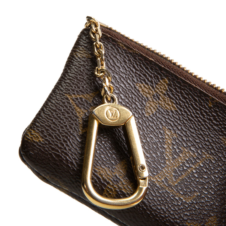 LOUIS VUITTON Vintage Monogram Key Pouch OUTLET FINAL SALE