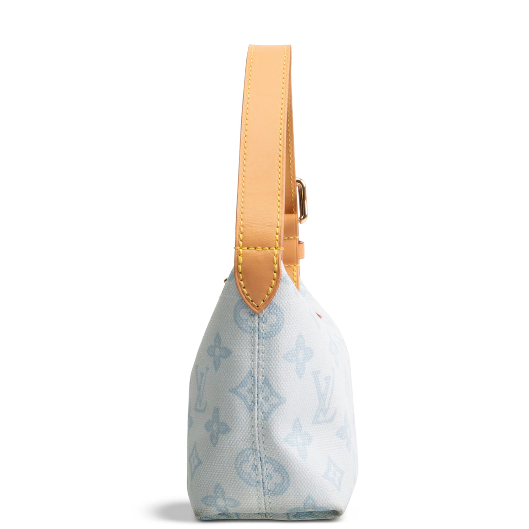 LOUIS VUITTON Monogram Pochette Hills - Blue OUTLET FINAL SALE