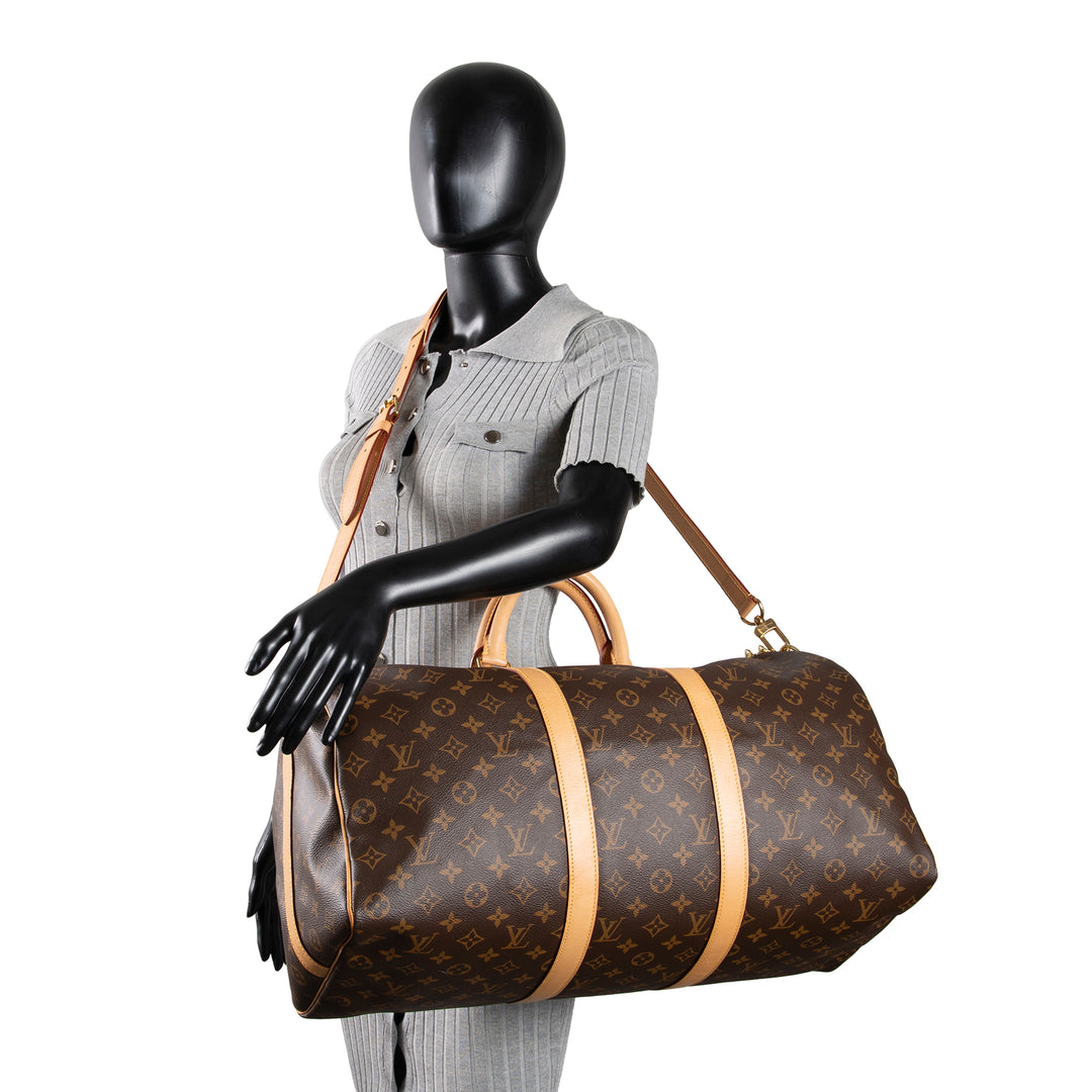 LOUIS VUITTON Monogram Keepall 50 Bandouliere