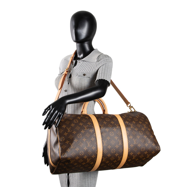 LOUIS VUITTON Monogram Keepall 50 Bandouliere