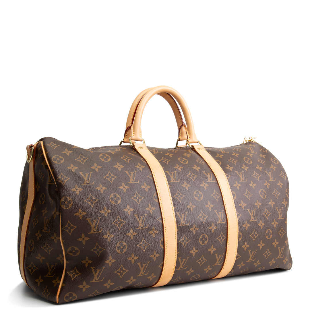 LOUIS VUITTON Monogram Keepall 50 Bandouliere