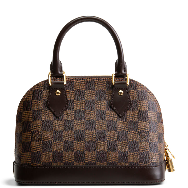LOUIS VUITTON Alma BB Damier Ebene