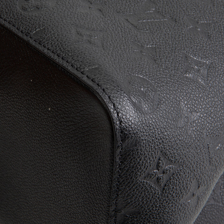 LOUIS VUITTON Monogram Empreinte Neonoe MM - Black