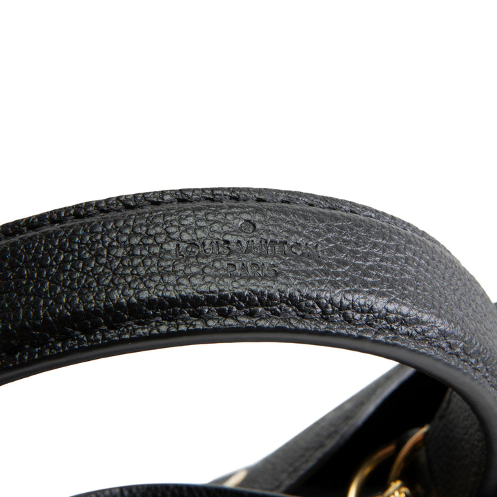 LOUIS VUITTON Monogram Empreinte Neonoe MM - Black