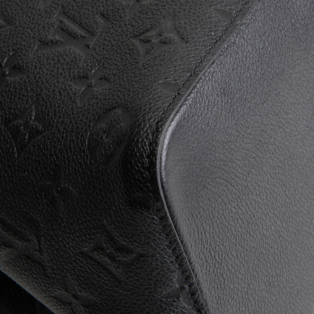 LOUIS VUITTON Monogram Empreinte Neonoe MM - Black