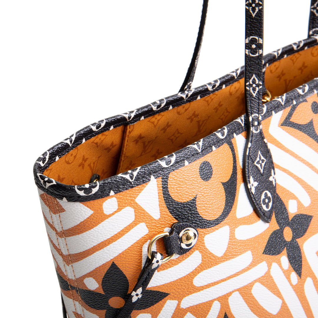 LOUIS VUITTON Monogram Giant Crafty Neverfull MM - Orange