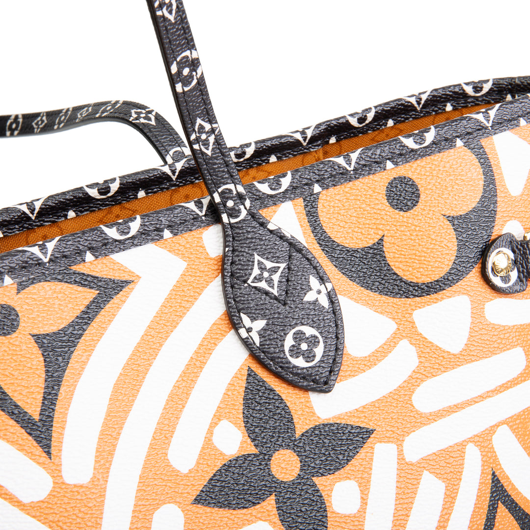 LOUIS VUITTON Monogram Giant Crafty Neverfull MM - Orange