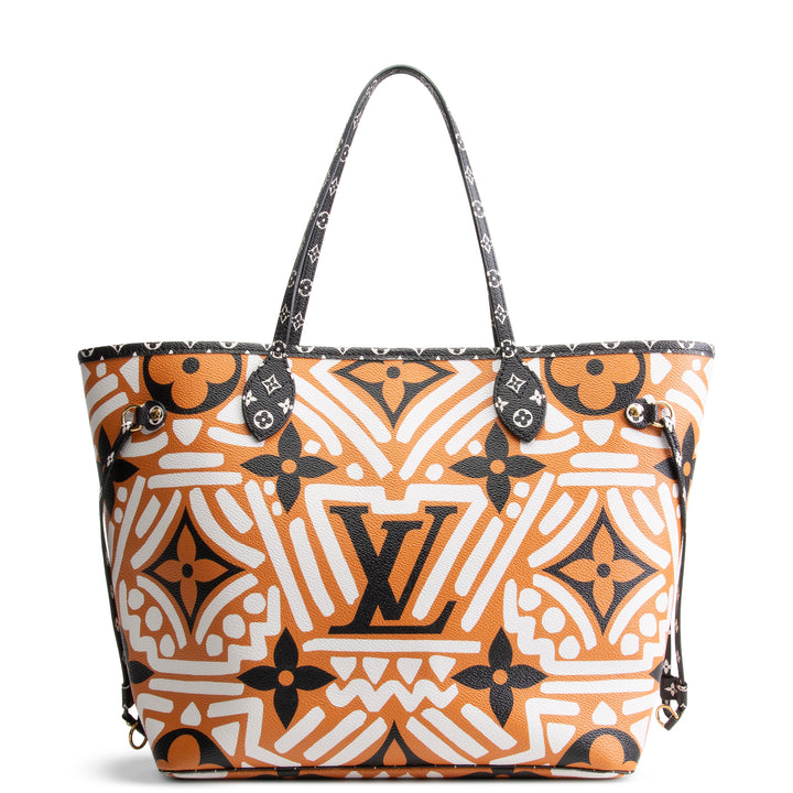 LOUIS VUITTON Monogram Giant Crafty Neverfull MM - Orange