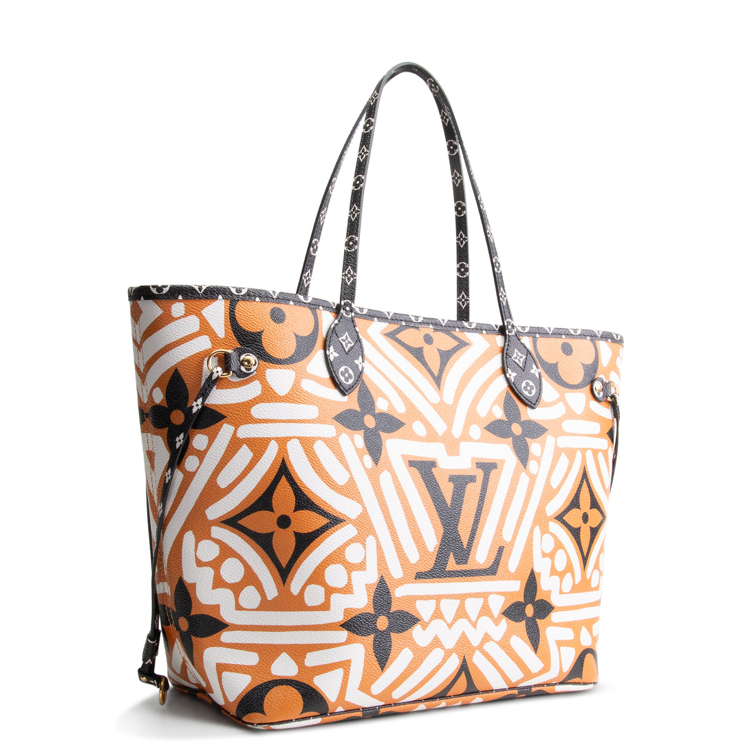 LOUIS VUITTON Monogram Giant Crafty Neverfull MM - Orange