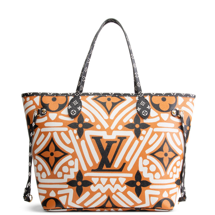 LOUIS VUITTON Monogram Giant Crafty Neverfull MM - Orange