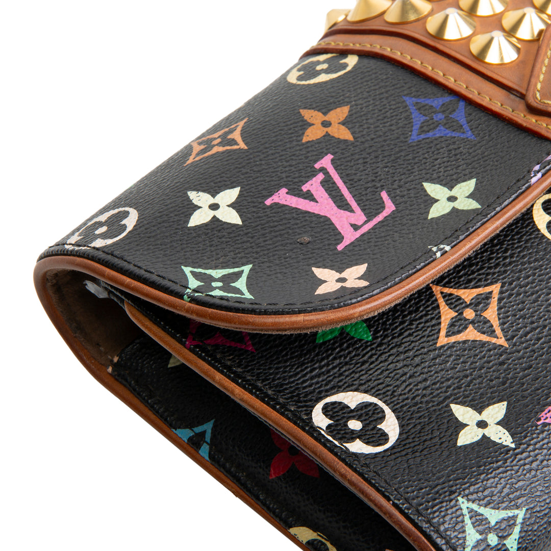 LOUIS VUITTON Pochette Courtney Multicolore Clutch OUTLET FINAL SALE
