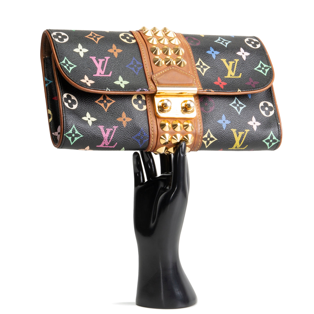 LOUIS VUITTON Pochette Courtney Multicolore Clutch OUTLET FINAL SALE