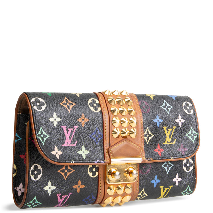 LOUIS VUITTON Pochette Courtney Multicolore Clutch OUTLET FINAL SALE