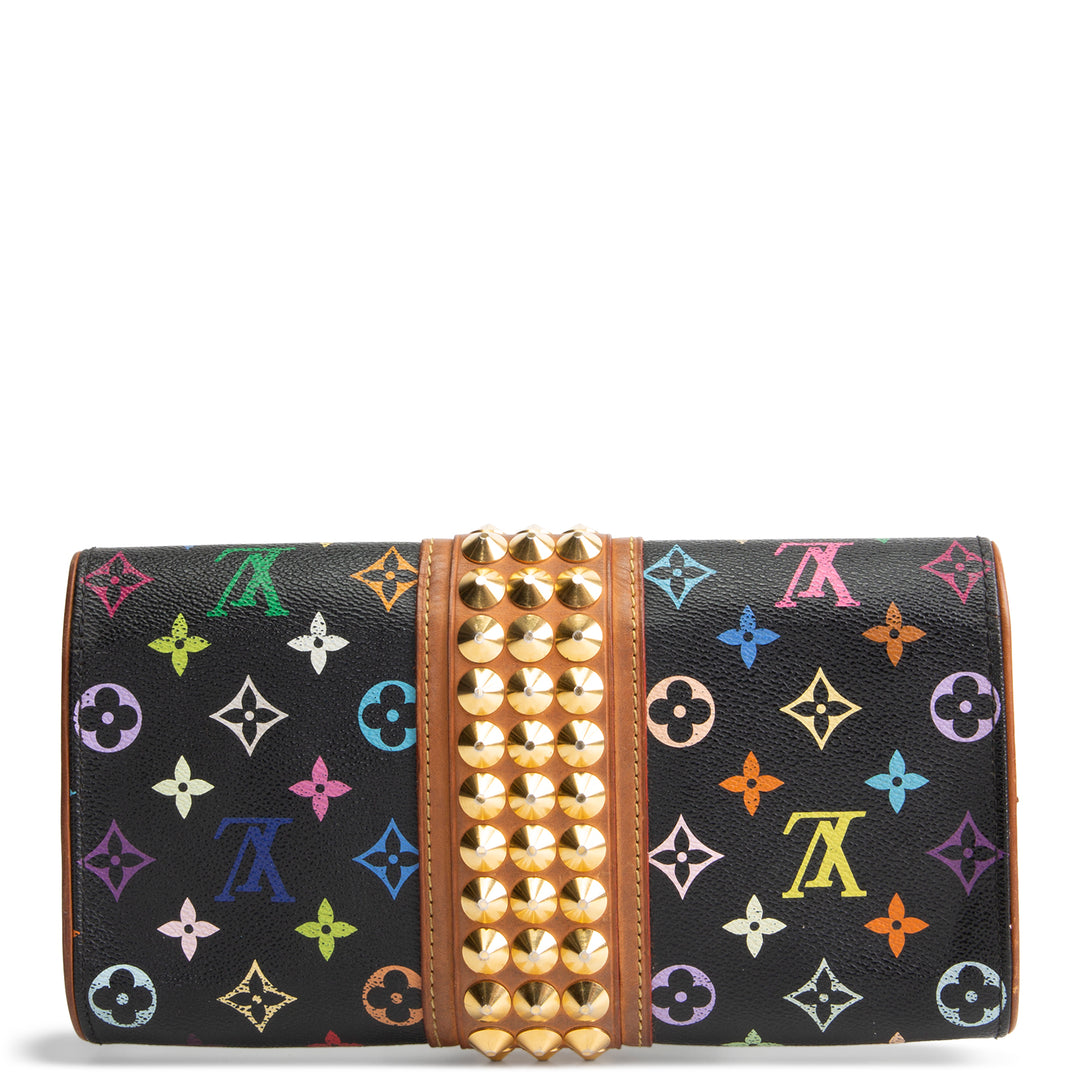 LOUIS VUITTON Pochette Courtney Multicolore Clutch OUTLET FINAL SALE