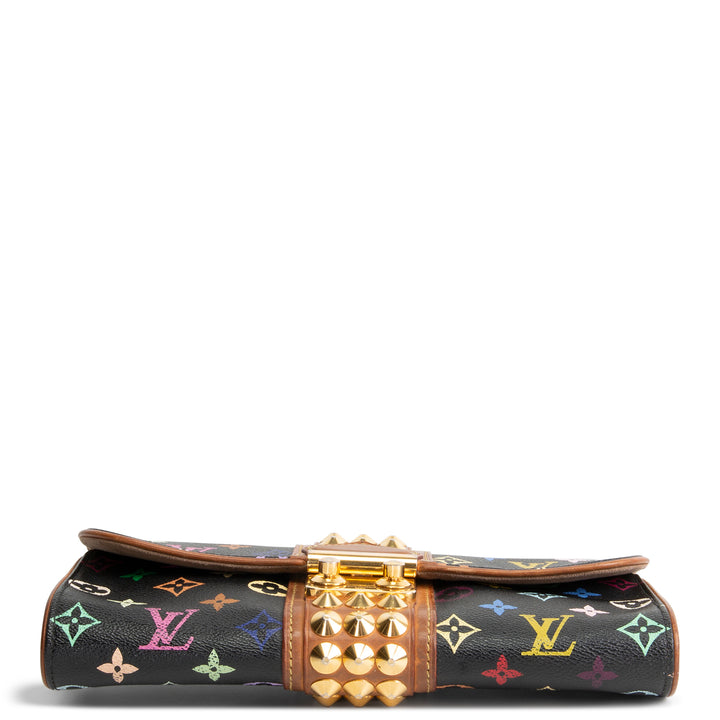 LOUIS VUITTON Pochette Courtney Multicolore Clutch OUTLET FINAL SALE