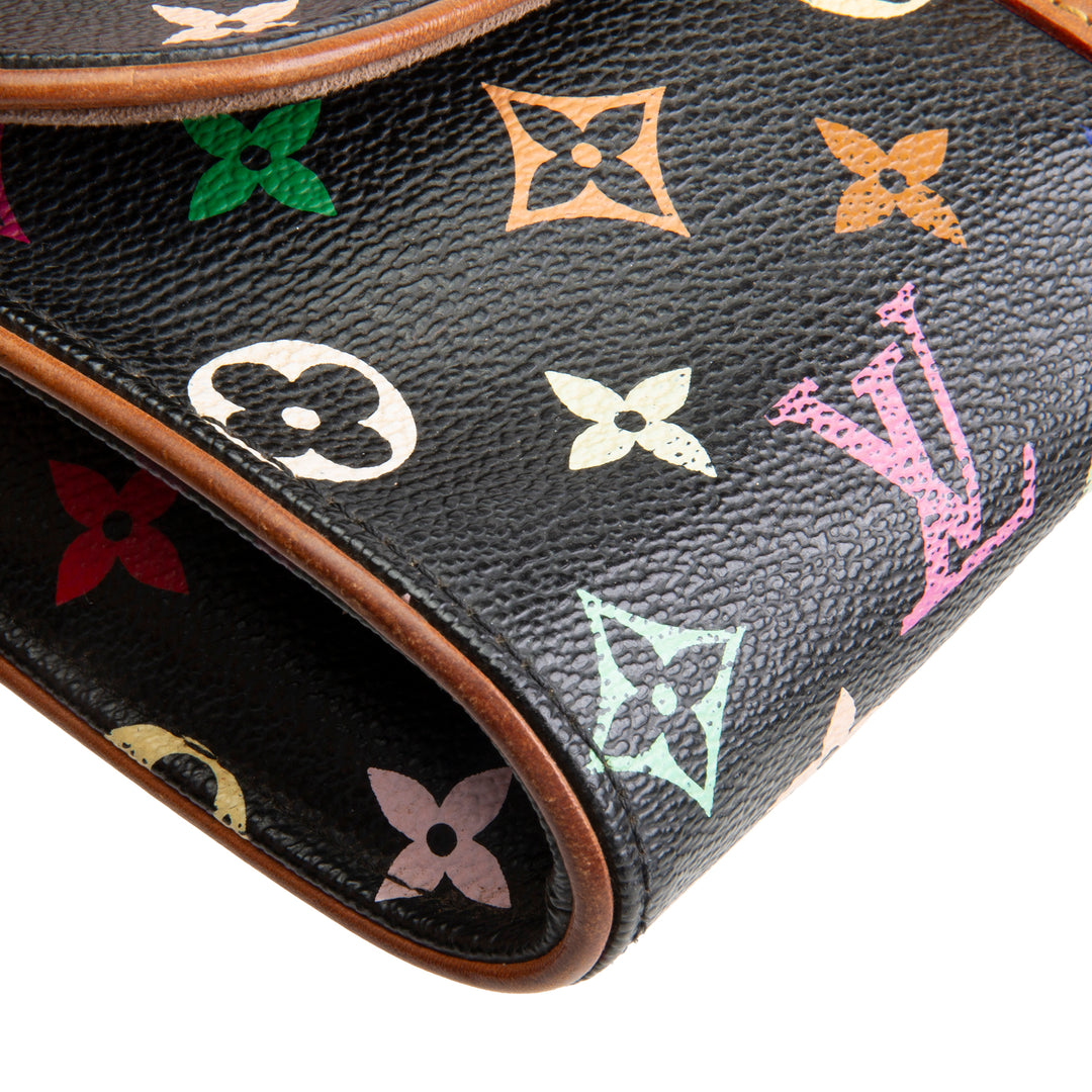 LOUIS VUITTON Pochette Courtney Multicolore Clutch OUTLET FINAL SALE