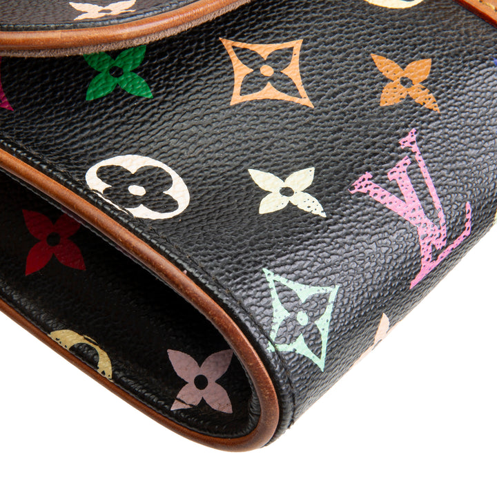 LOUIS VUITTON Pochette Courtney Multicolore Clutch OUTLET FINAL SALE