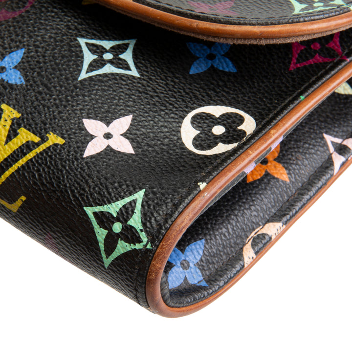 LOUIS VUITTON Pochette Courtney Multicolore Clutch OUTLET FINAL SALE