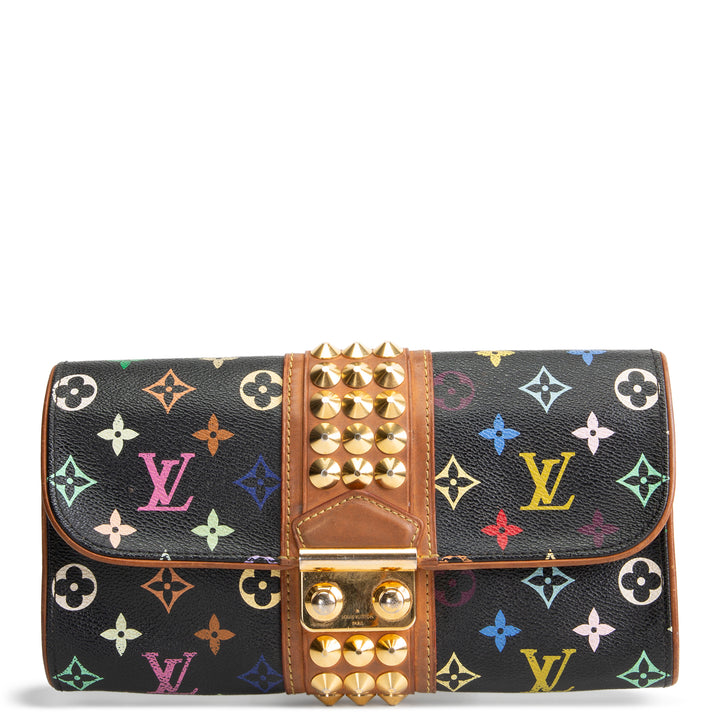LOUIS VUITTON Pochette Courtney Multicolore Clutch OUTLET FINAL SALE
