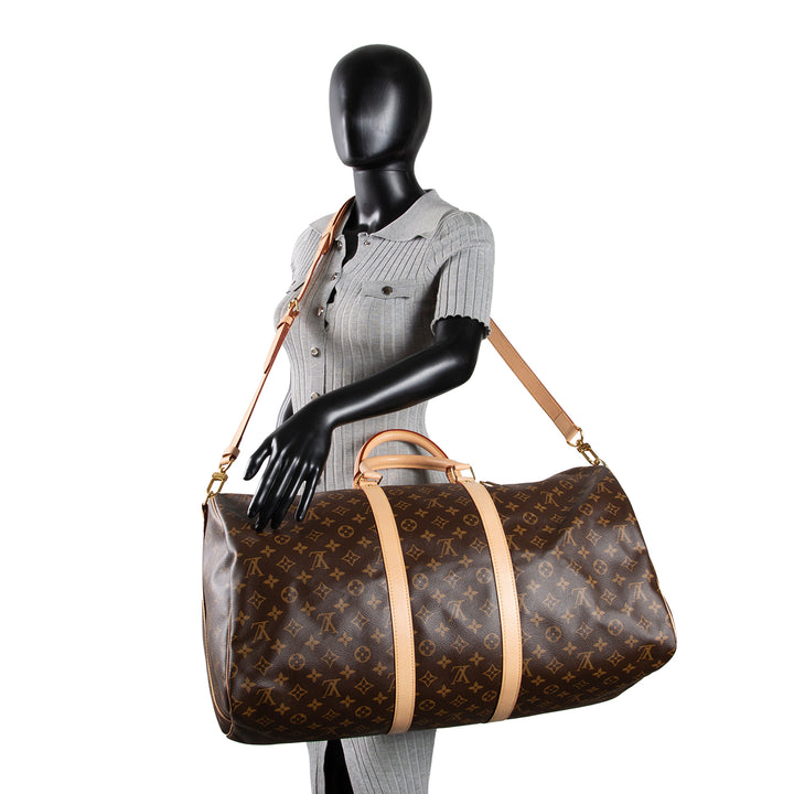 LOUIS VUITTON Monogram Keepall Bandouliere 55
