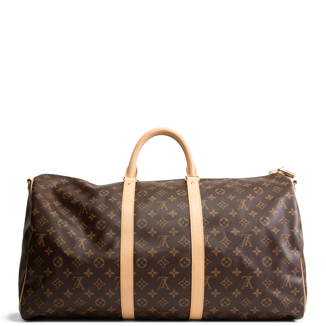 LOUIS VUITTON Monogram Keepall Bandouliere 55