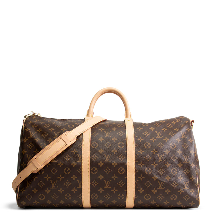 LOUIS VUITTON Monogram Keepall Bandouliere 55