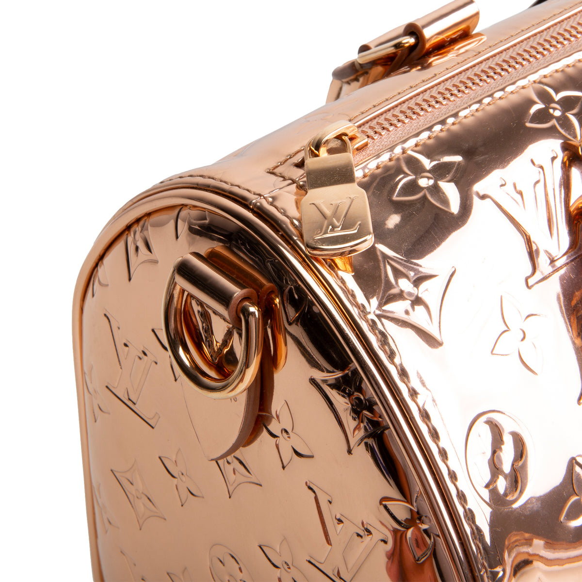 LOUIS VUITTON Monogram Miroir Speedy Bandouliere 25 - Copper