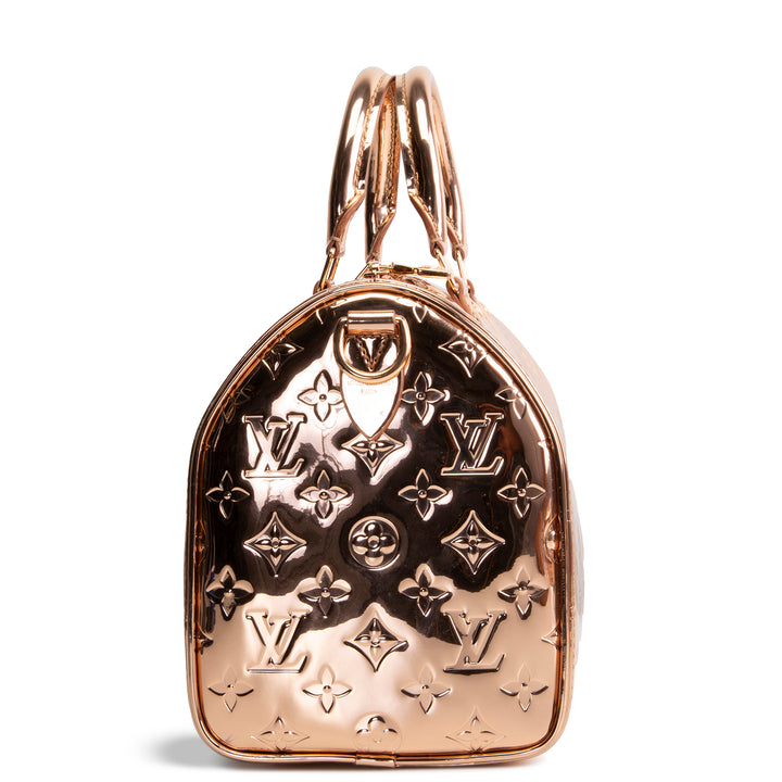 LOUIS VUITTON Monogram Miroir Speedy Bandouliere 25 - Copper
