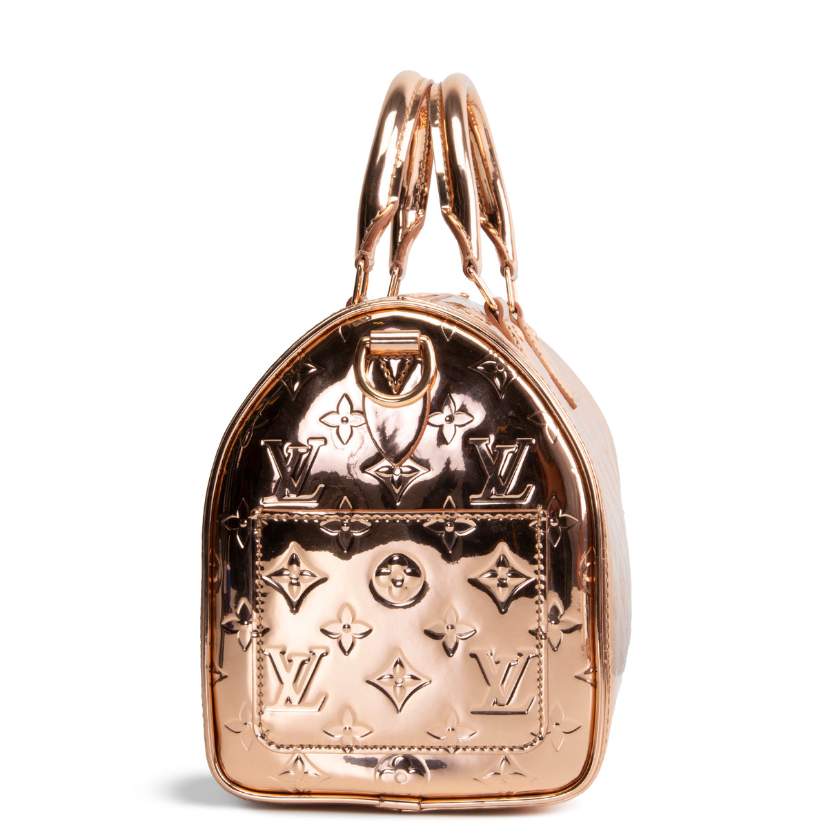 LOUIS VUITTON Monogram Miroir Speedy Bandouliere 25 - Copper