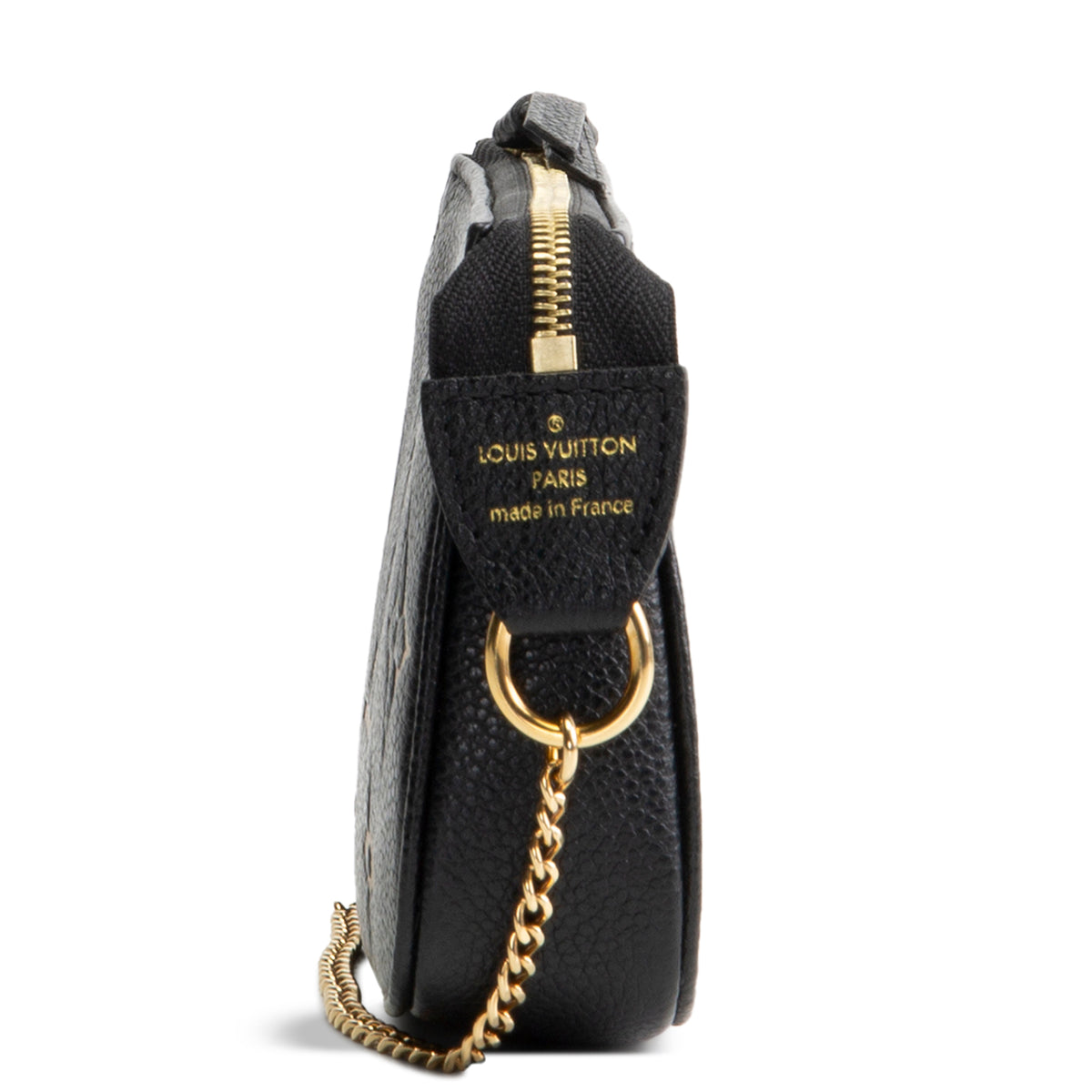 LOUIS VUITTON Bicolor Empreinte Mini Pochette Accessoires - Black / Beige