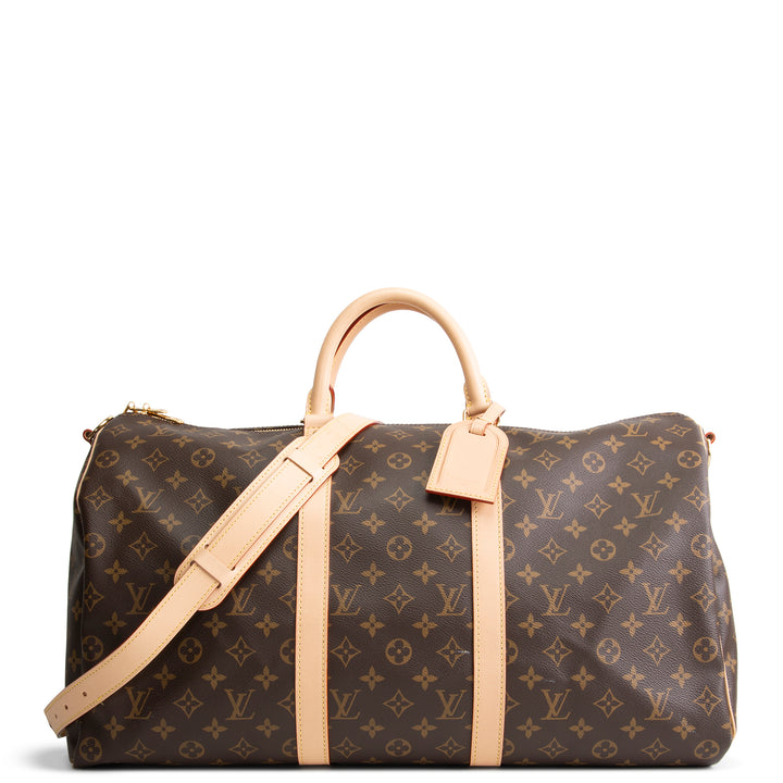 LOUIS VUITTON Monogram Keepall Bandouliere 50