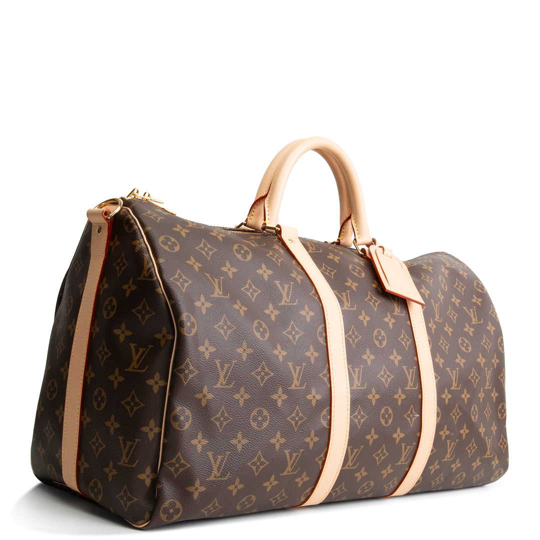 LOUIS VUITTON Monogram Keepall Bandouliere 50