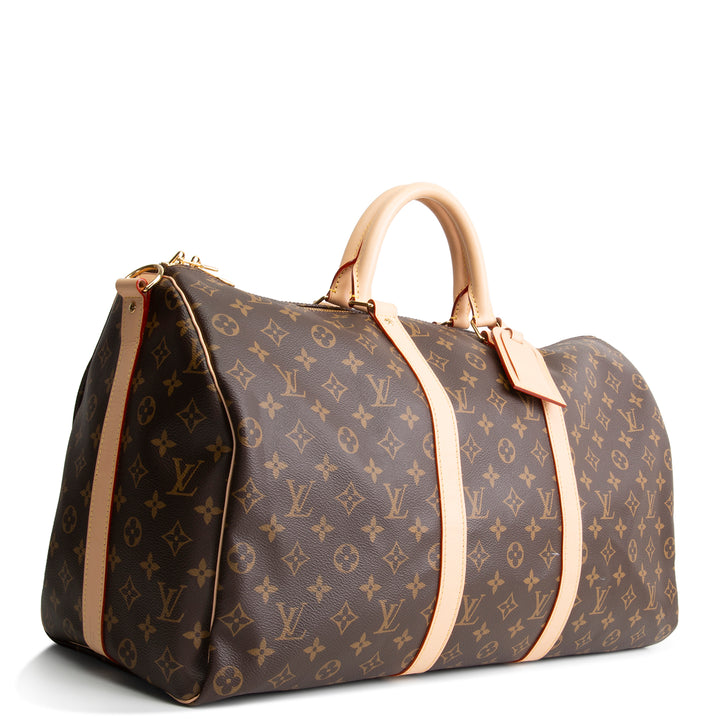 LOUIS VUITTON Monogram Keepall Bandouliere 50