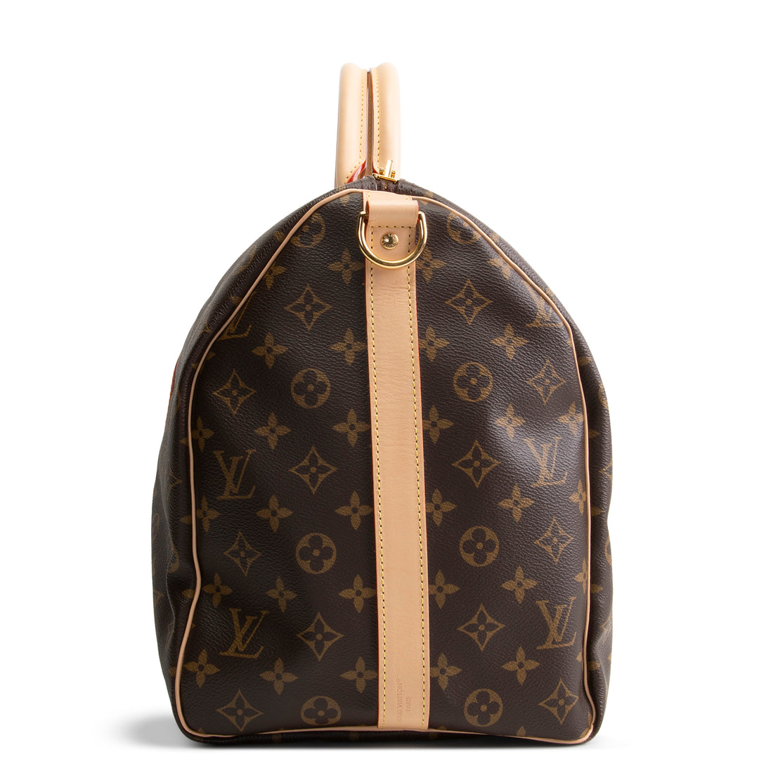 LOUIS VUITTON Monogram Keepall Bandouliere 50