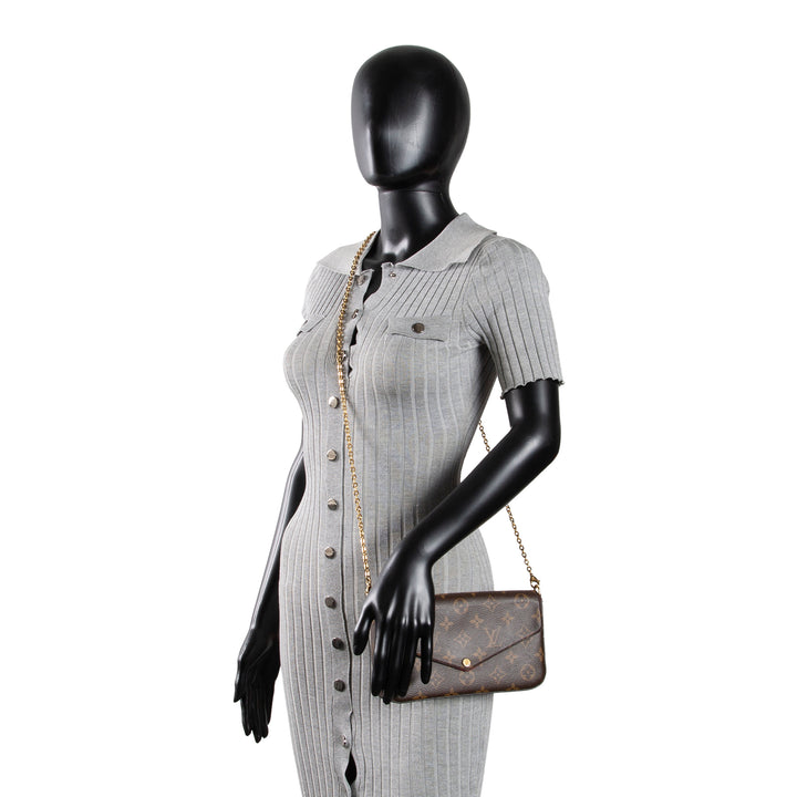 LOUIS VUITTON Felicie Pochette Monogram
