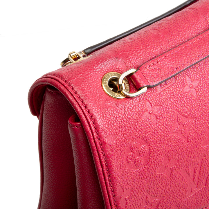 LOUIS VUITTON Monogram Empreinte Saint Germain Shoulder Bag - Magenta