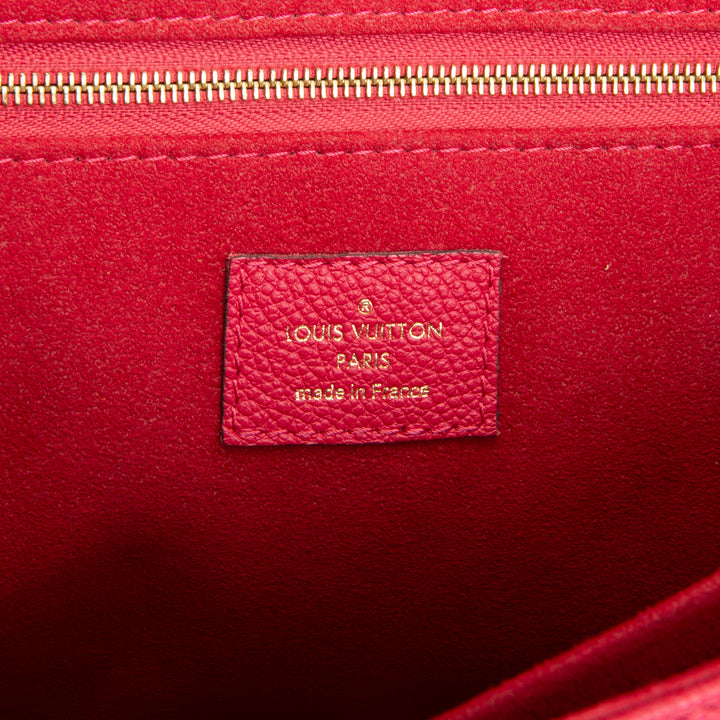 LOUIS VUITTON Monogram Empreinte Saint Germain Shoulder Bag - Magenta