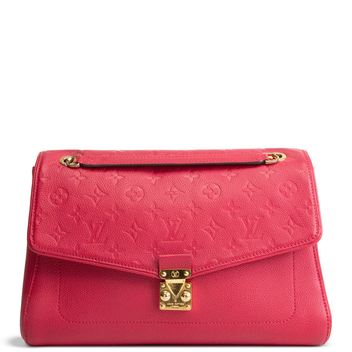 LOUIS VUITTON Monogram Empreinte Saint Germain Shoulder Bag - Magenta