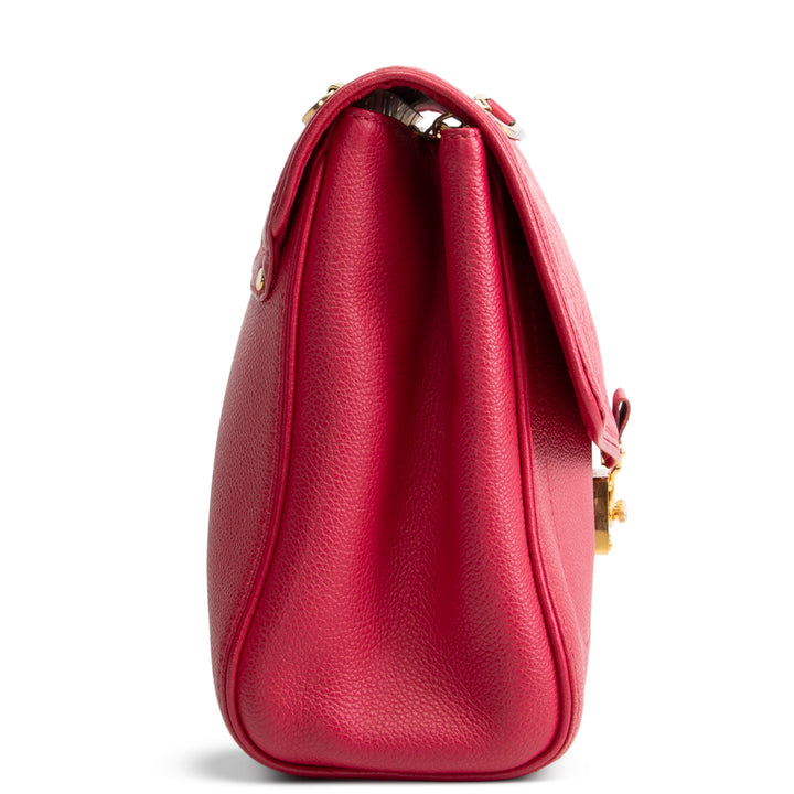 LOUIS VUITTON Monogram Empreinte Saint Germain Shoulder Bag - Magenta