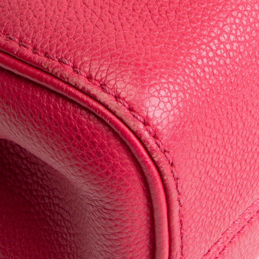 LOUIS VUITTON Monogram Empreinte Saint Germain Shoulder Bag - Magenta