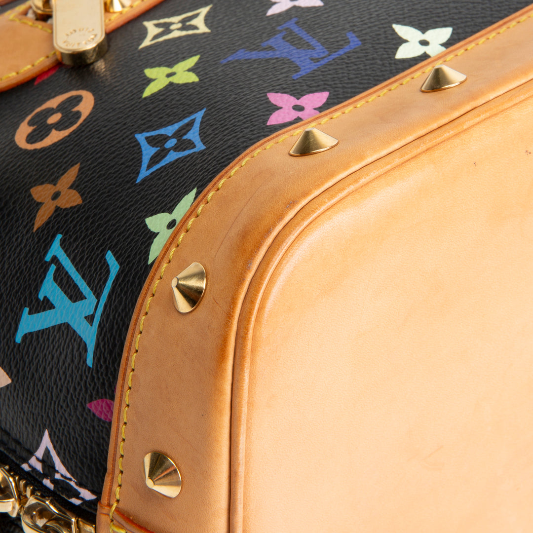 LOUIS VUITTON x Takashi Murakami Multicolore Alma - Black