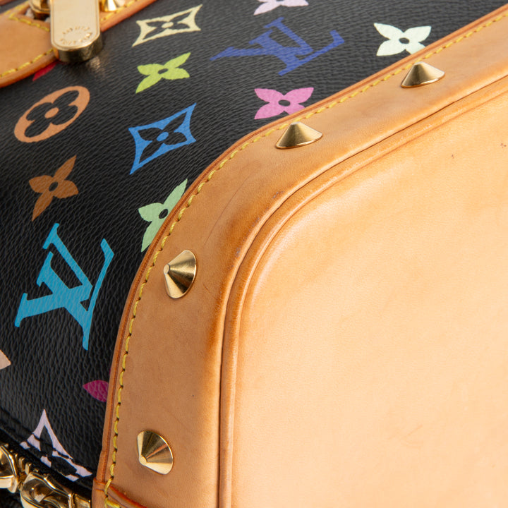 LOUIS VUITTON x Takashi Murakami Multicolore Alma - Black