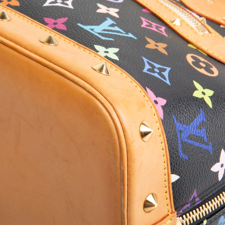 LOUIS VUITTON x Takashi Murakami Multicolore Alma - Black