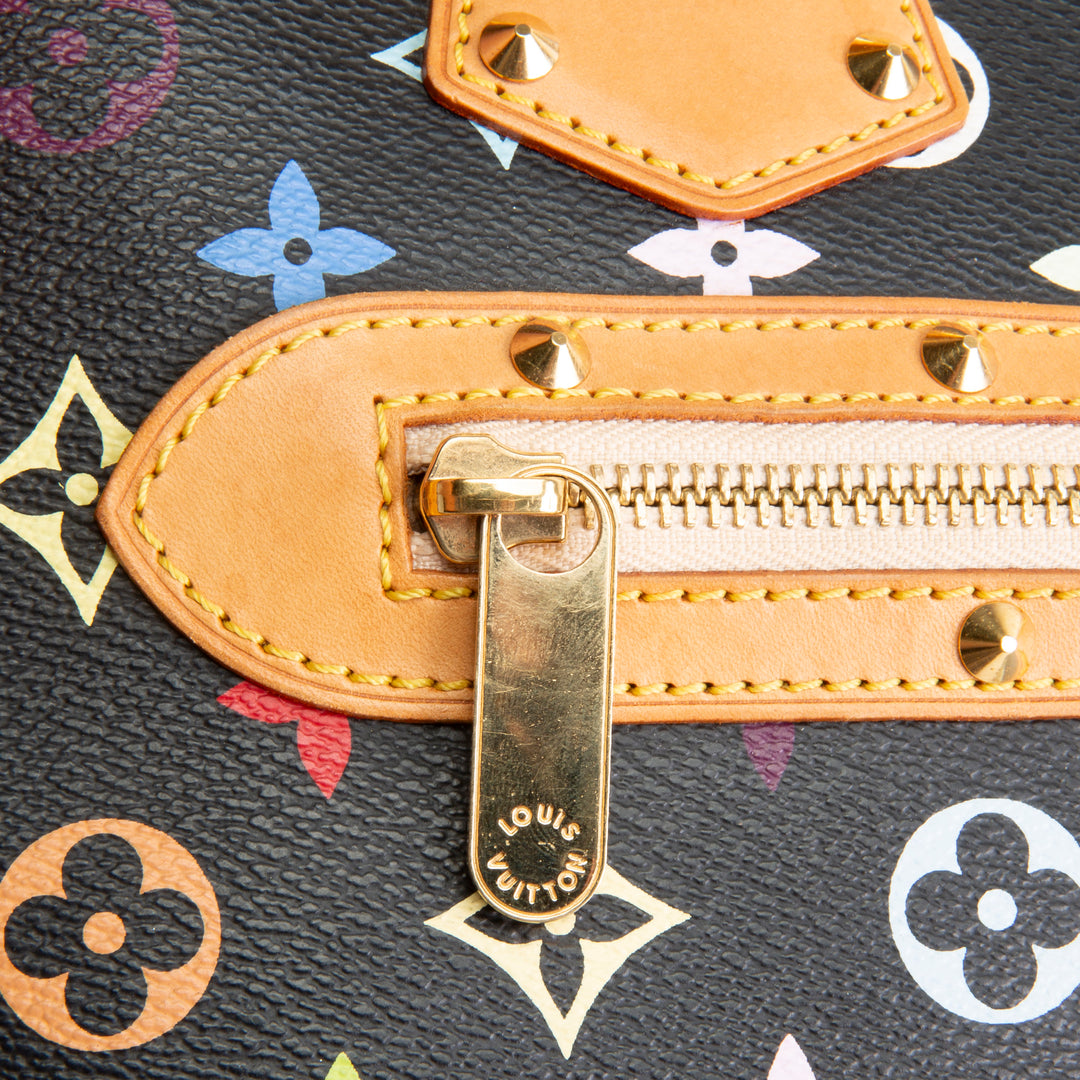LOUIS VUITTON x Takashi Murakami Multicolore Alma - Black